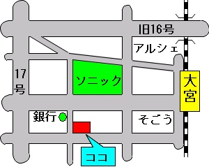 地図です